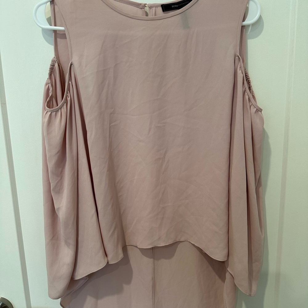 Women's Blush Pink Sleeveless Top